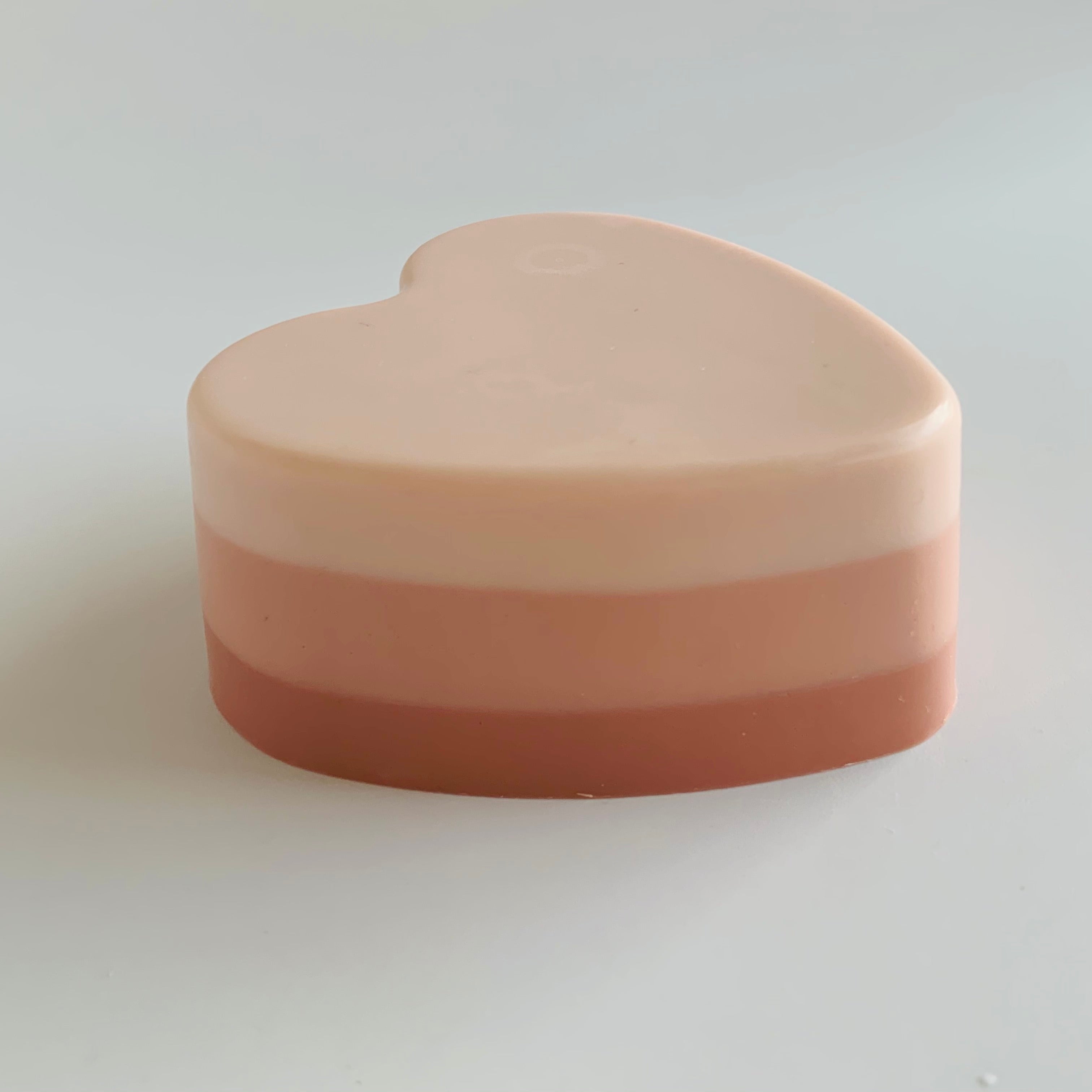 Ombre Heart Handmade Soap