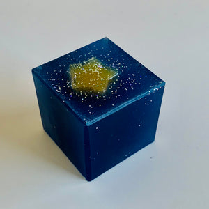 Sparkling Night Handmade Soap Cube